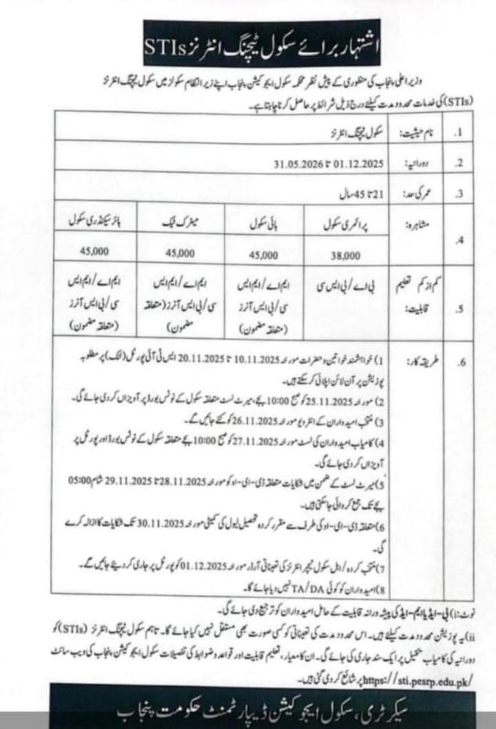 STI Jobs in Punjab 2025