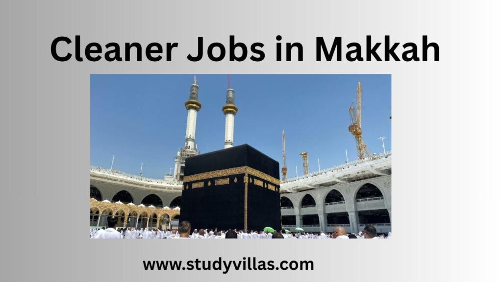 Apply for Cleaning Jobs in Masjid al-Haram